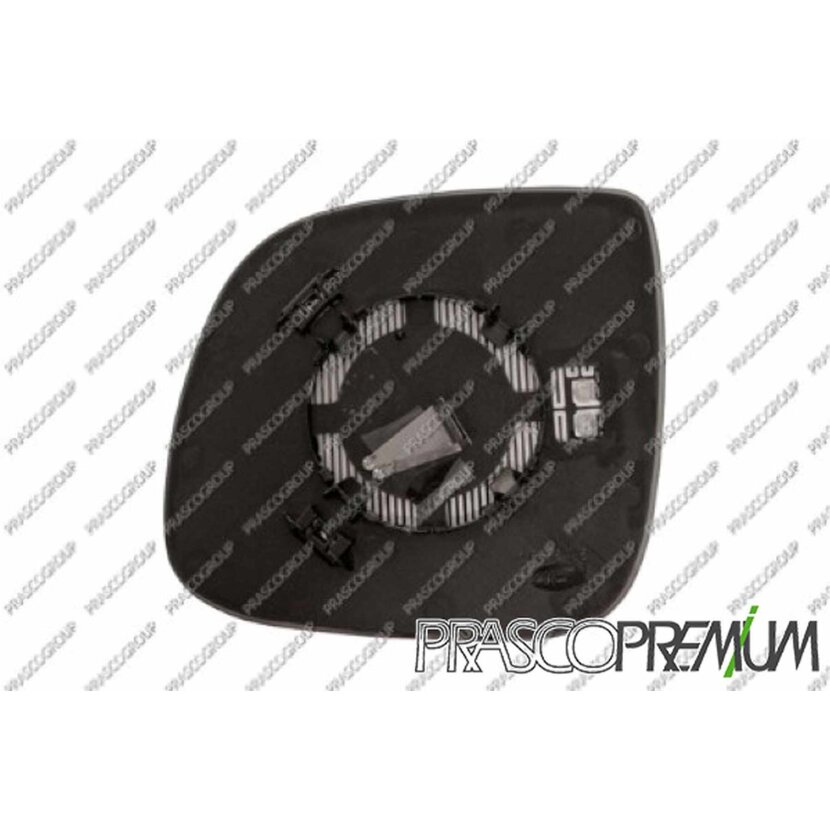 PRASCO Spiegelglas rechts konvex Heizbar Durchmesser 84Mm passend für Volkswagen - T5 - Mod. 01/09 - 07/15 - VG9197523P