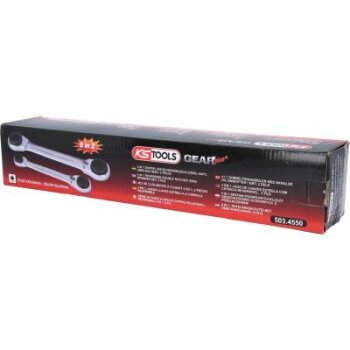 KS TOOLS Ratschen-Doppelringschlüsselsatz 503.4550 -...