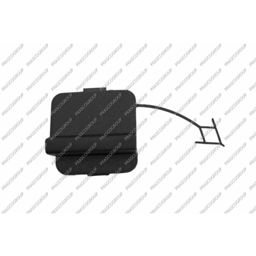 PRASCO Abdeckung Zughaken vorne  schwarz genarbt passend für Volkswagen - Crafter / Man - TGE - Mod. 01/17 - VG9561236