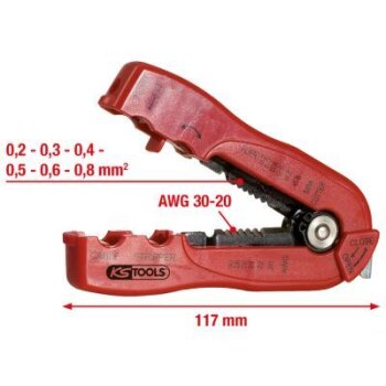 KS TOOLS Abisolierwerkzeug 115.1251 - 1151251