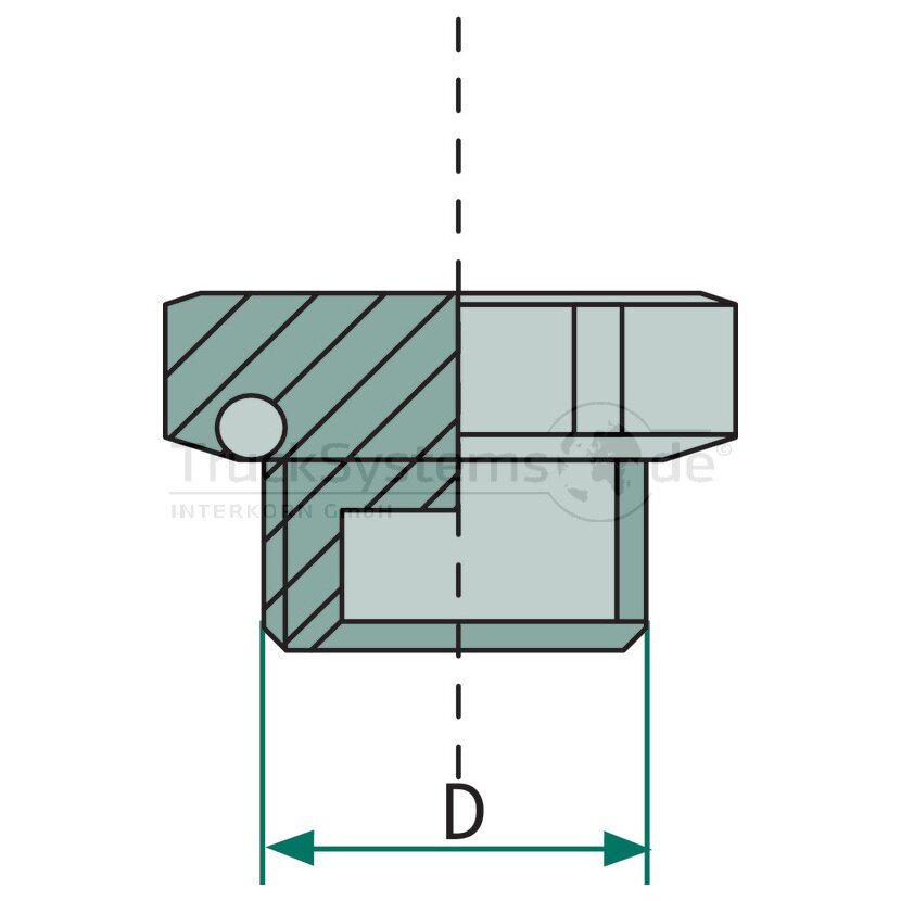 Kongsberg Stopfen M12 x 1,5 - 6237605