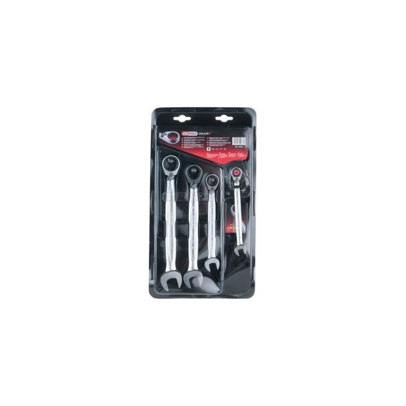 KS TOOLS Ratschen-Ringgabelschlüsselsatz 503.4604 - 5034604