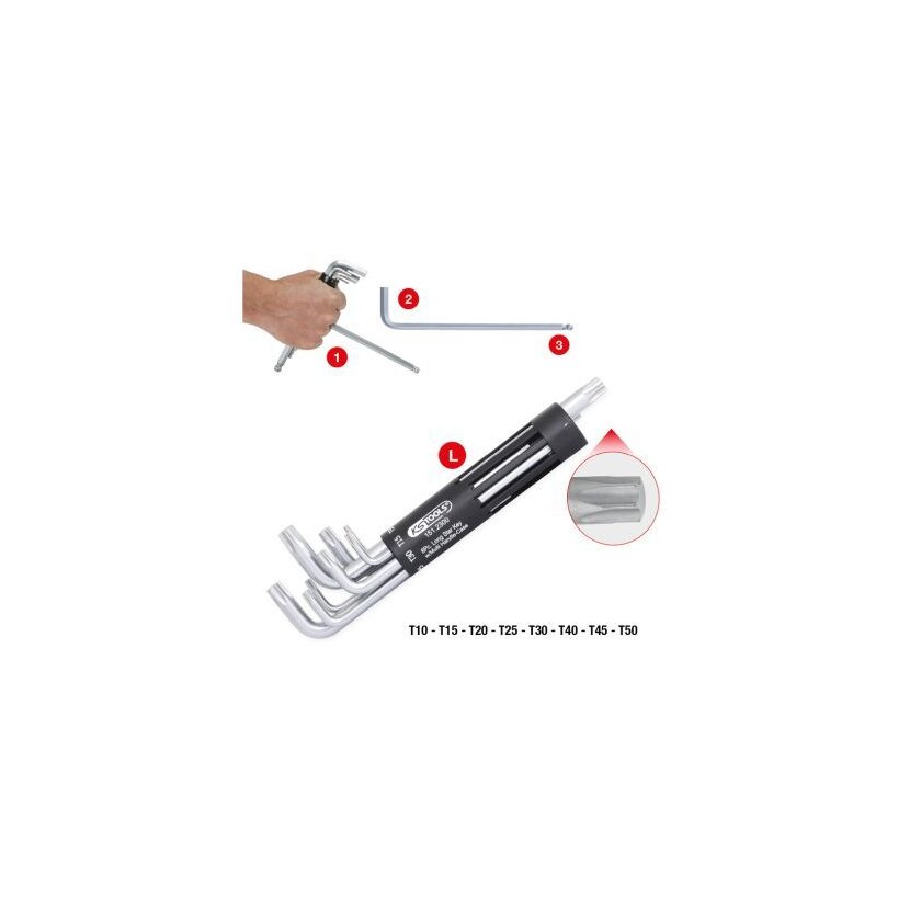 KS TOOLS Winkelschraubendrehersatz 151.2300 - 1512300