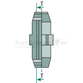 Kongsberg ABC Rohrverbinder, 12 x 1,5 - 90512012