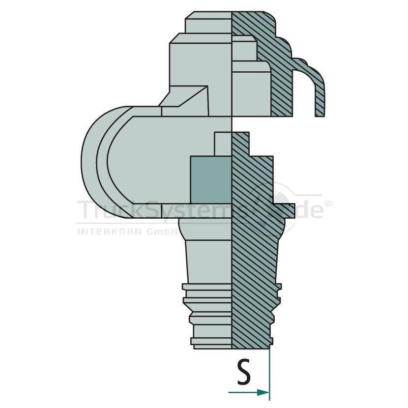 Kongsberg ABC Prüfanschluss, ISO 3583, Regular - 96050000