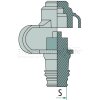 Kongsberg ABC Prüfanschluss, ISO 3583, Regular - 96050000