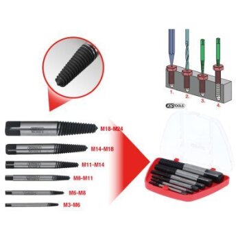 KS TOOLS Schraubenausdreher 150.1330 - 1501330