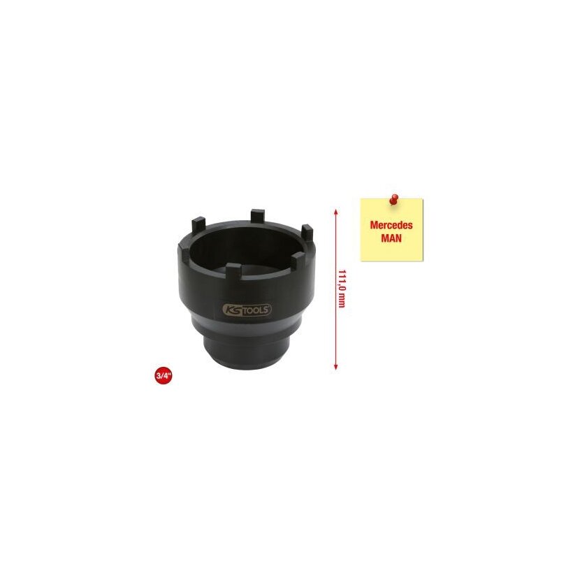 KS TOOLS Nutmutternschlüssel 450.0168 - 4500168
