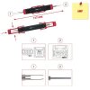 KS TOOLS Entriegelungswerkzeug, Flach-/Rundstecker 154.0011 - 1540011