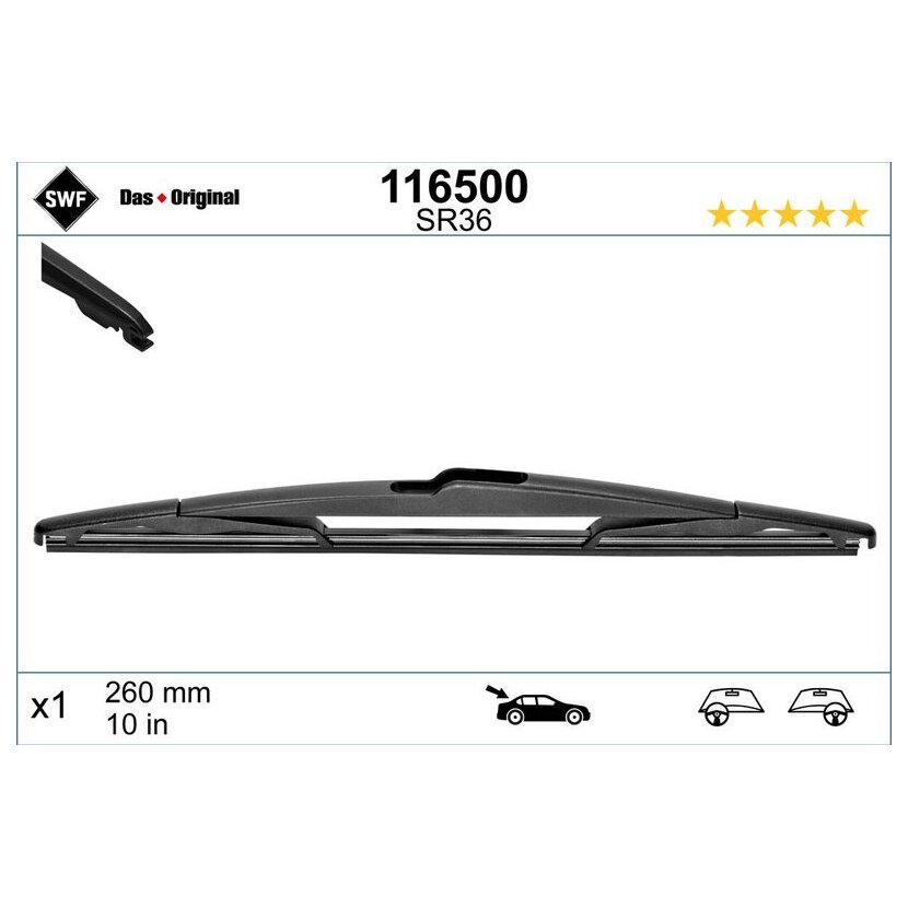 SWF Wischblatt 116500