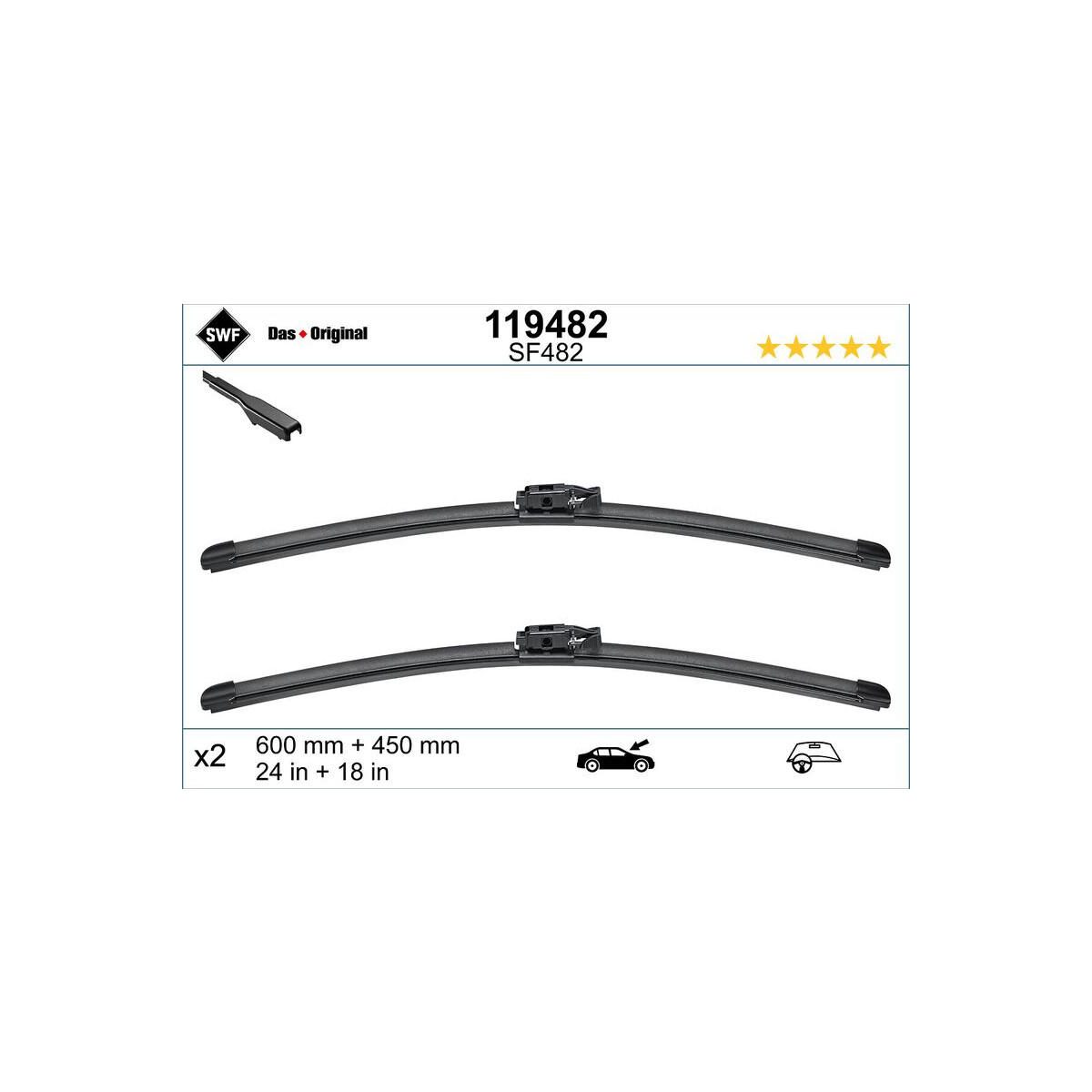 SWF Wischblatt 119482 für 288903916R