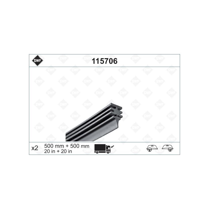SWF Wischgummi 115706 für 1372578