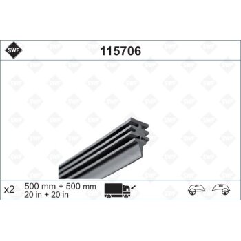 SWF Wischgummi 115706 für 1372578