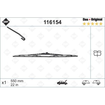 SWF Wischblatt 116154 für A6388201145