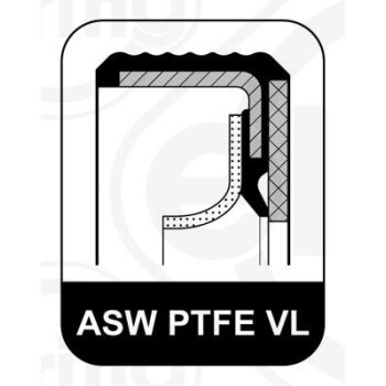 ELRING Wellendichtring, Kurbelwelle 453.851 - 453851...