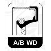 ELRING Wellendichtring, Differential 876.830 - 876830 für 2212.38
