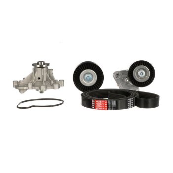 GATES Wasserpumpe + Keilrippenriemensatz KP17PK2418
