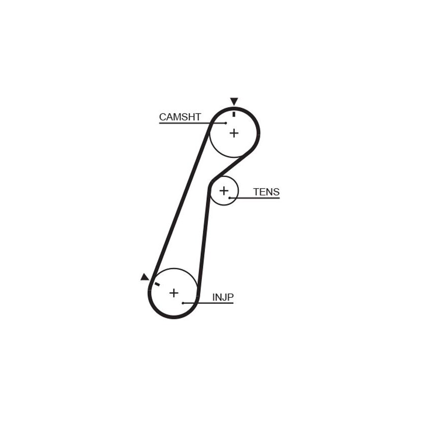 GATES Zahnriemen 5478XS für 3593430