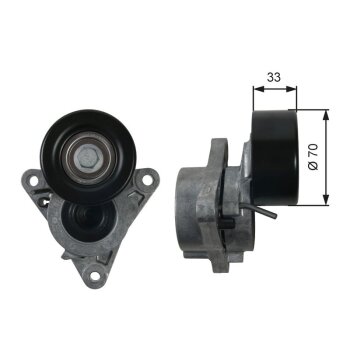 GATES Riemenspanner, Keilrippenriemen T39171 für...