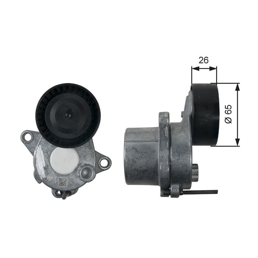 GATES Riemenspanner, Keilrippenriemen T39196 für 6512001370