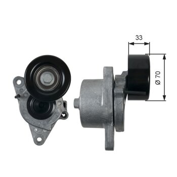 GATES Riemenspanner, Keilrippenriemen T39170 für...