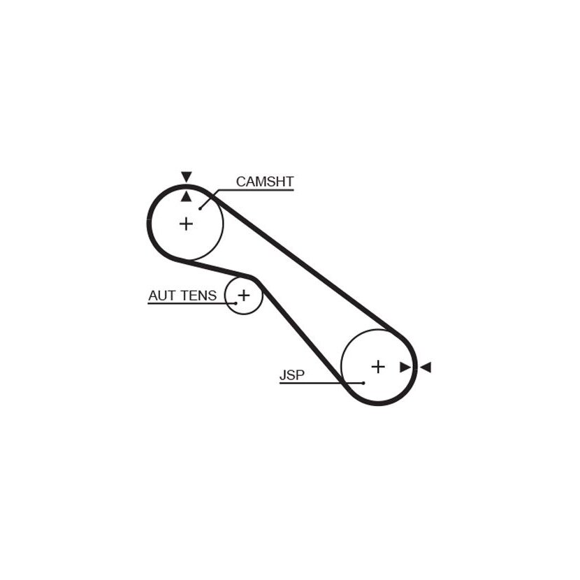 GATES Zahnriemensatz K015405XS