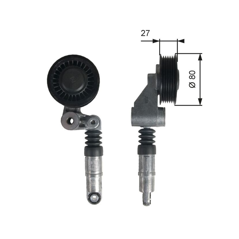 GATES Riemenspanner, Keilrippenriemen T39236 für 076145261A