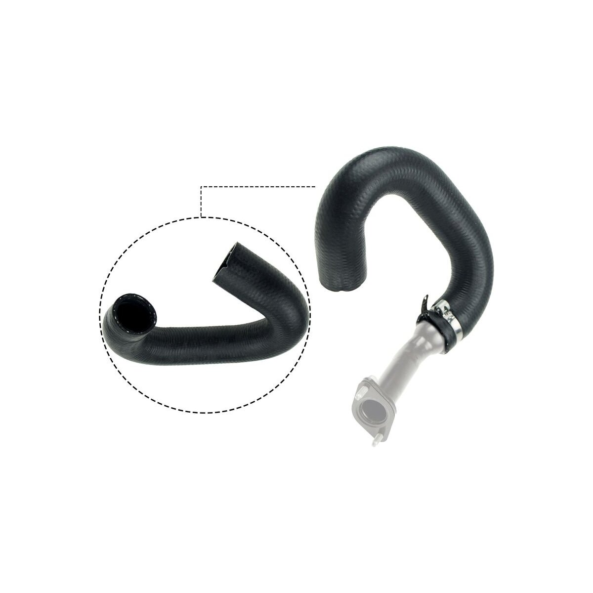 GATES Ladeluftschlauch 09-0077 - 090077 für 51856116