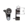 GATES Spannrolle, Zahnriemen T41165 für 7439135036