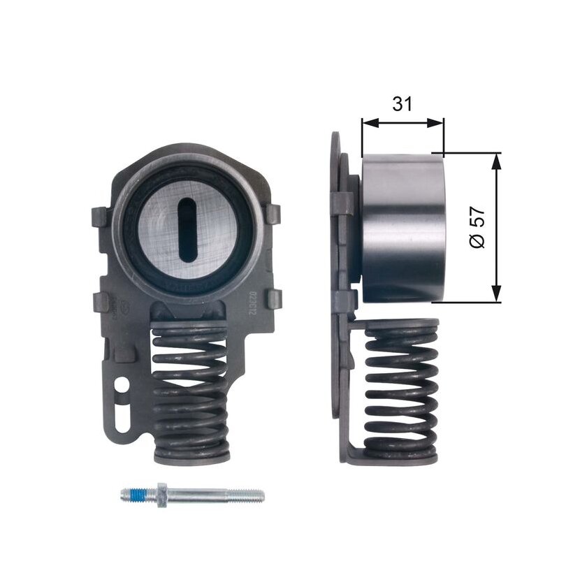 GATES Spannrolle, Zahnriemen T43082 für 0818.19