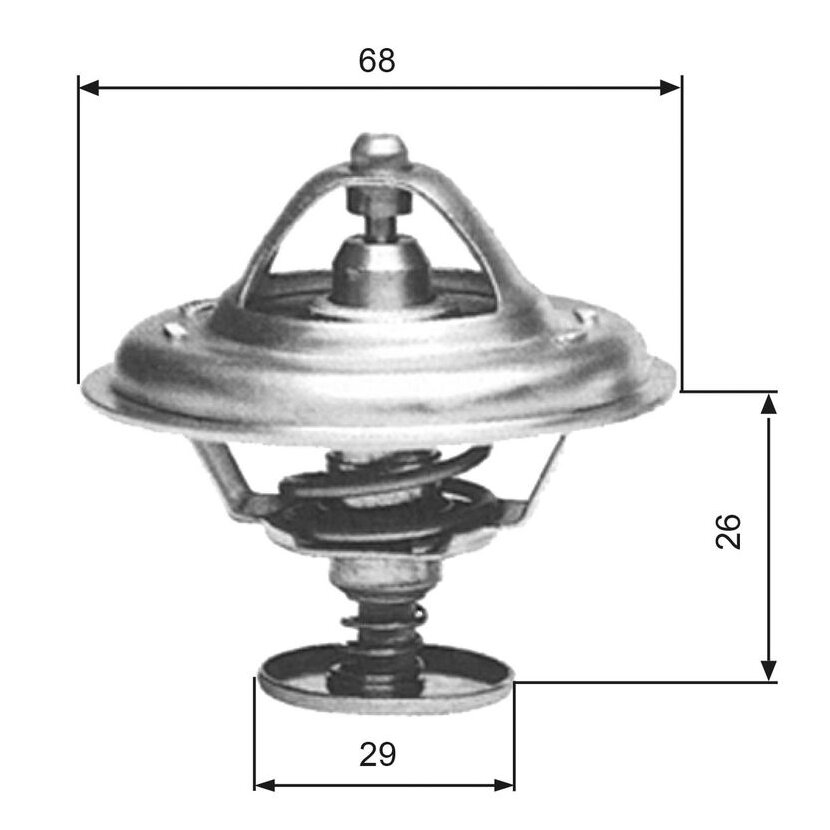 GATES Thermostat, Kühlmittel TH08983G1 für 1338.25