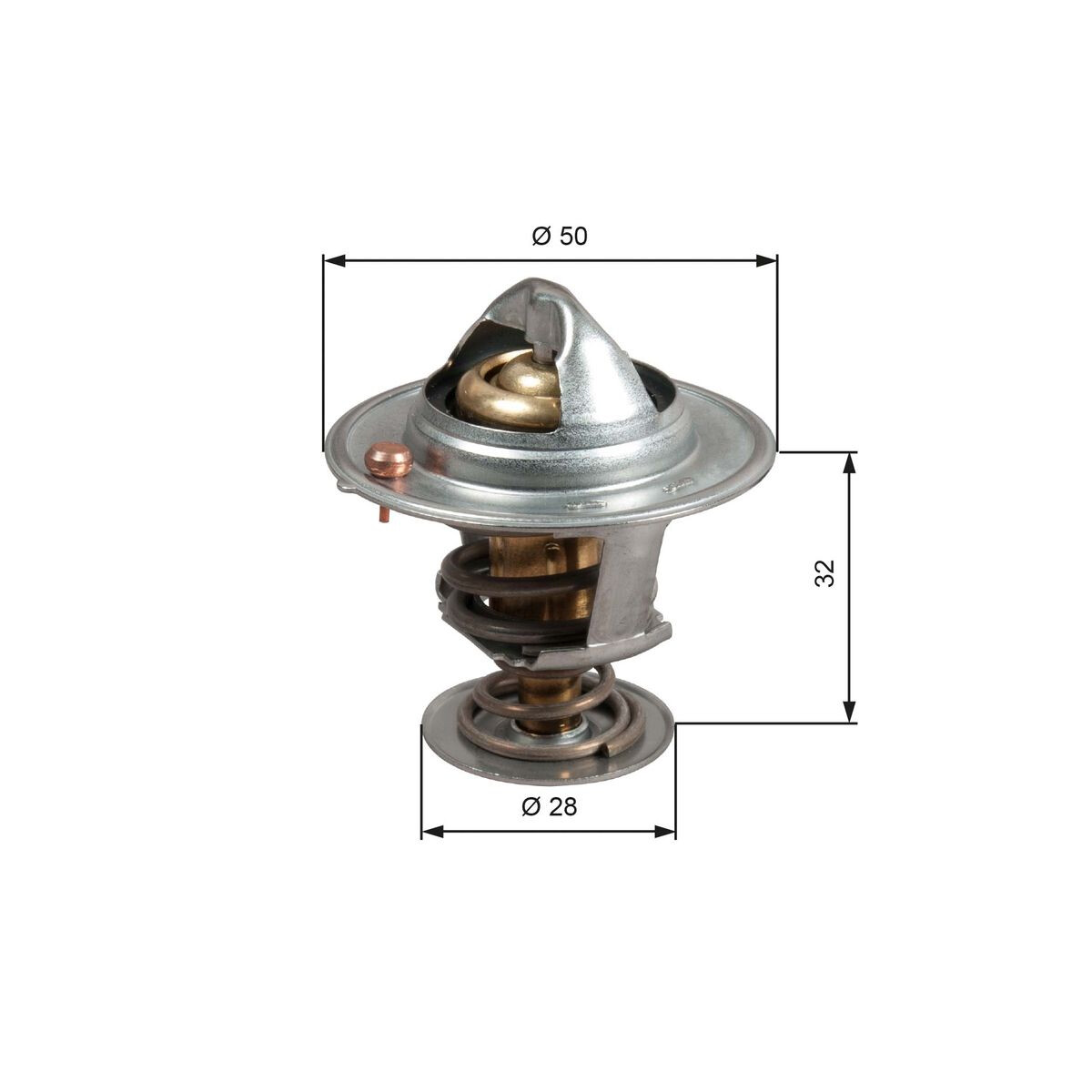 GATES Thermostat, Kühlmittel TH50588G1 für 2550002800