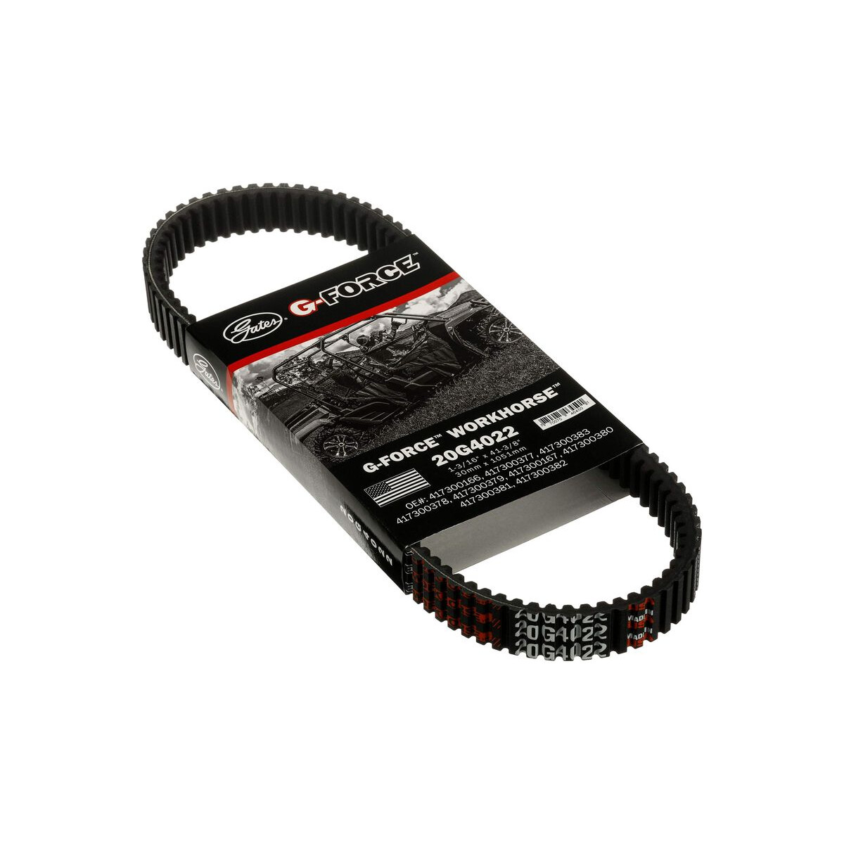 GATES CVT-Antriebsriemen 20G4022 für 3211048