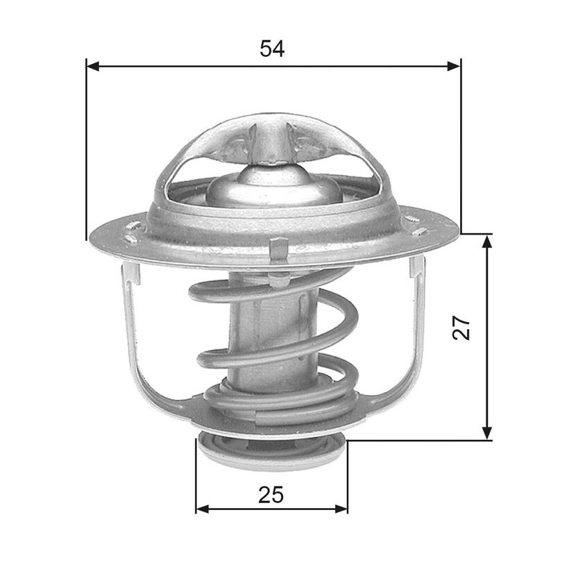GATES Thermostat, Kühlmittel TH23685G1 für 4301365