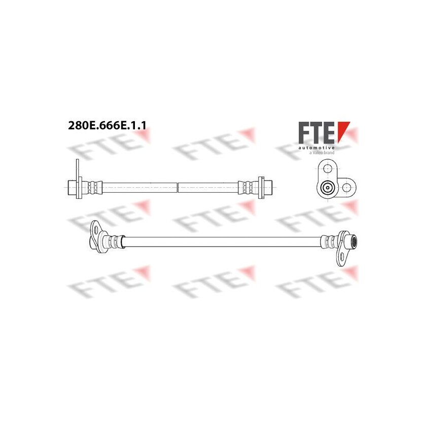 FTE Bremsschlauch 280E.666E.1.1 - 280E666E11 für 4806J1