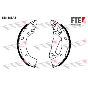 FTE Bremsbackensatz 9100127 für 58305-0XA10