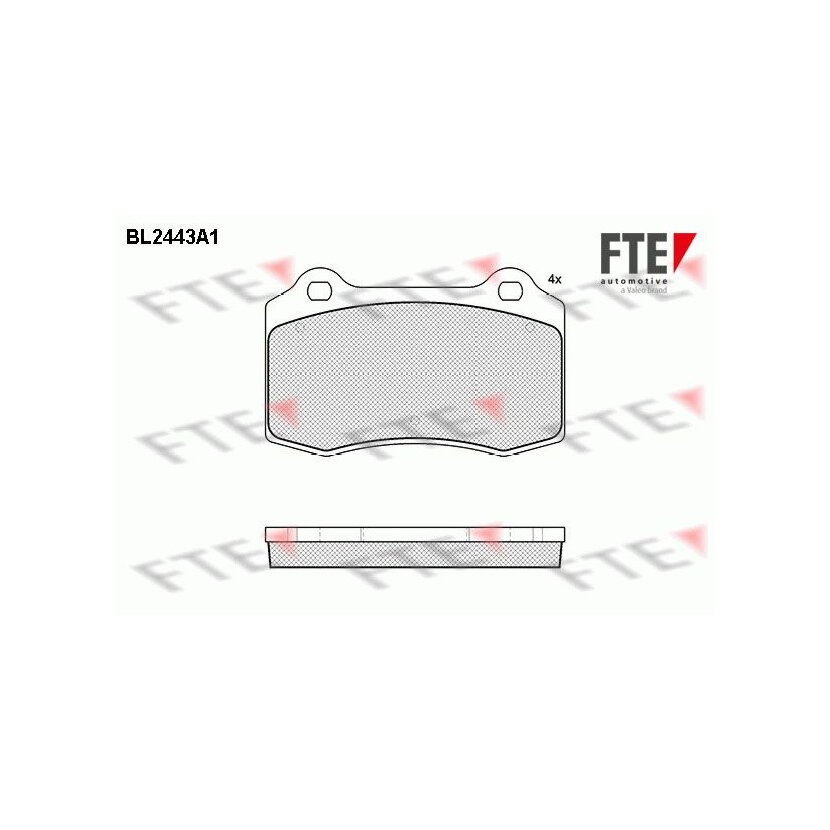 FTE Bremsbelagsatz, Scheibenbremse 9010738 für 4254-C6