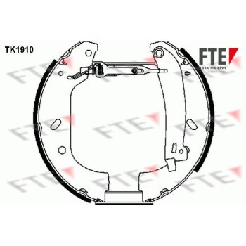 FTE Bremsbackensatz 9110009 für 4241-3G