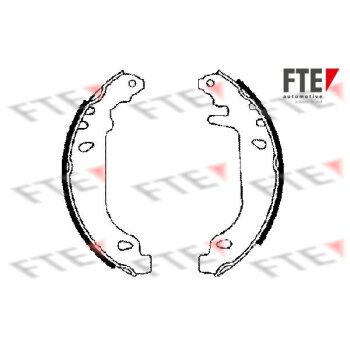 FTE Bremsbackensatz 9100024 für 4241-G3