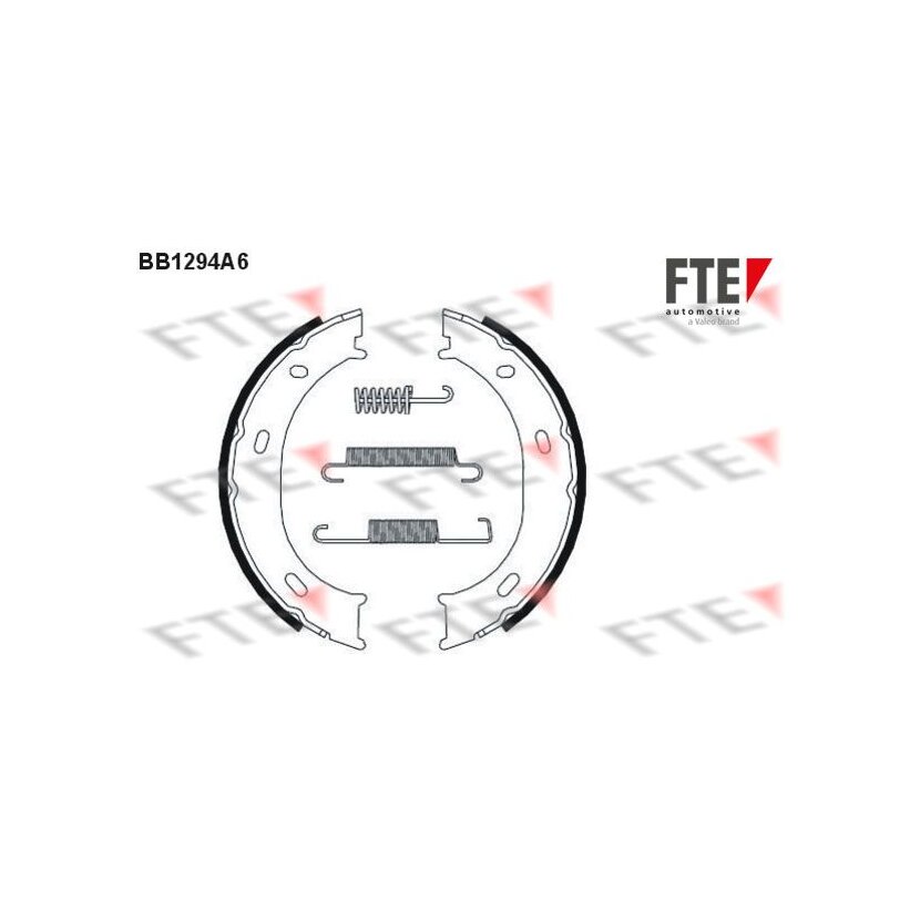 FTE Bremsbackensatz, Feststellbremse 9100065 für 0024205820