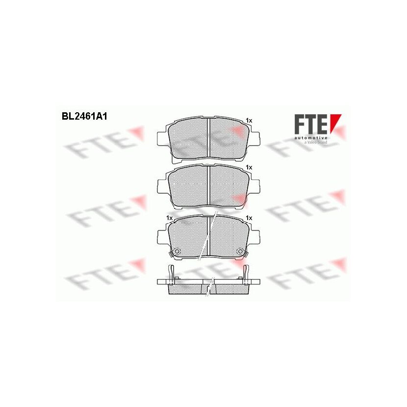 FTE Bremsbelagsatz, Scheibenbremse 9010747 für 446512580