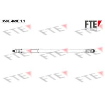 FTE Bremsschlauch 9240531 für 2124200448