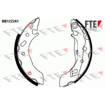FTE Bremsbackensatz 9100046 für 1005960