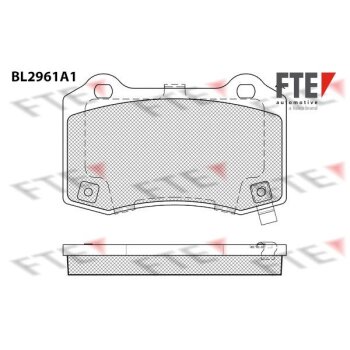 FTE Bremsbelagsatz, Scheibenbremse 9011204 für...