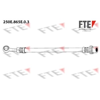 FTE Bremsschlauch 9240920 für 01466TF0950