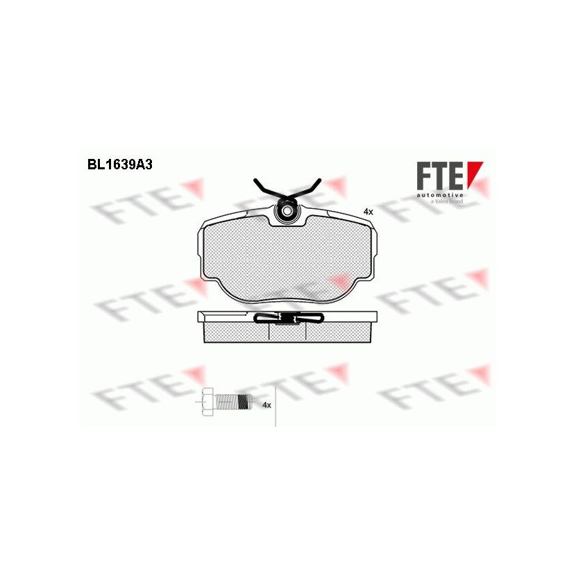 FTE Bremsbelagsatz, Scheibenbremse 9010261 für SFP100470