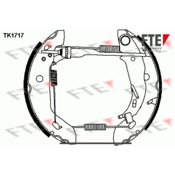 FTE Bremsbackensatz 9110006