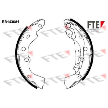 FTE Bremsbackensatz 9100160 für 53200-80EC0