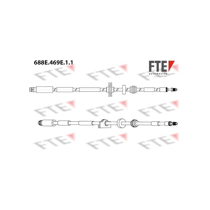 FTE Bremsschlauch 9240833 für 34 32 6 775 261