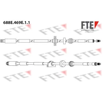FTE Bremsschlauch 9240833 für 34 32 6 775 261